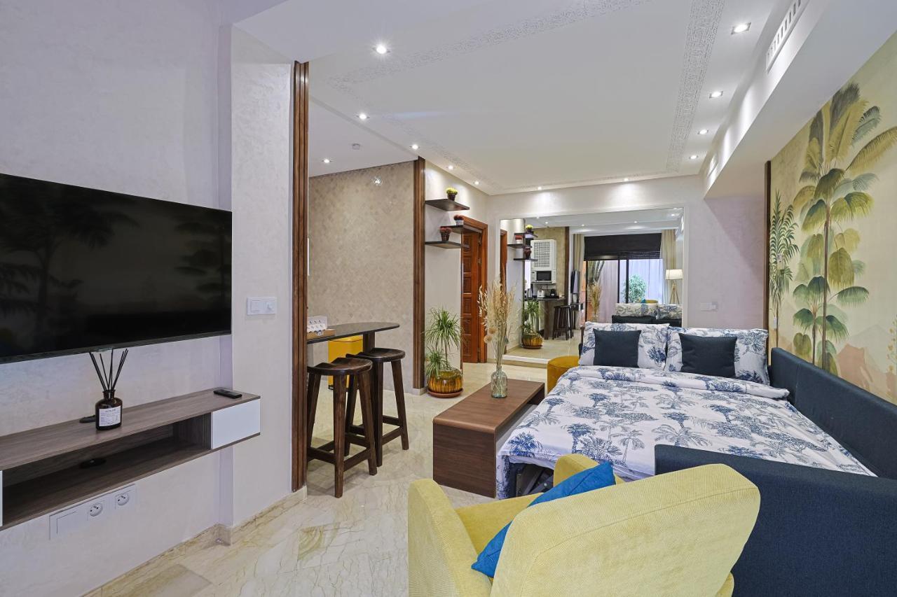 Oasis - Appartement Authentique A Gueliz Marrakesh Exteriör bild
