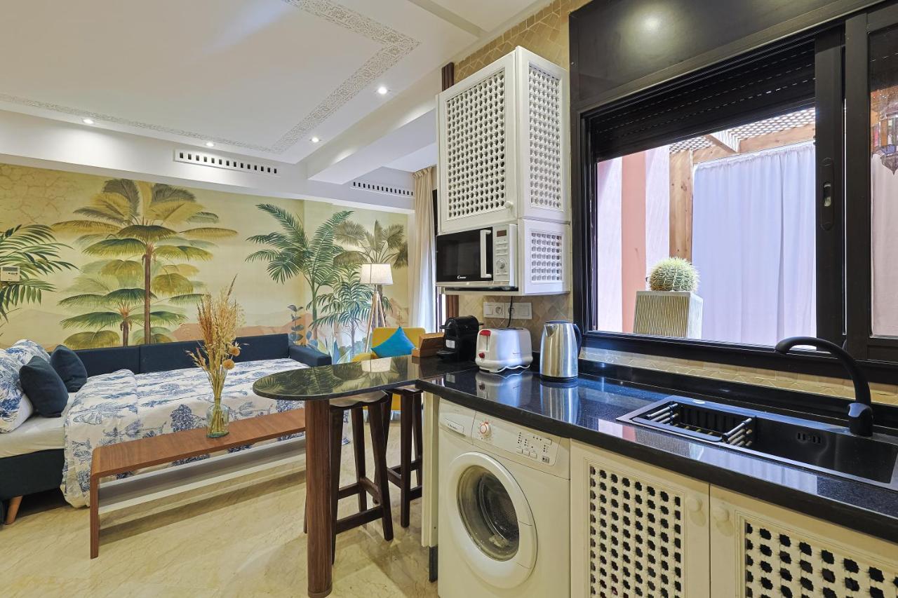 Oasis - Appartement Authentique A Gueliz Marrakesh Exteriör bild