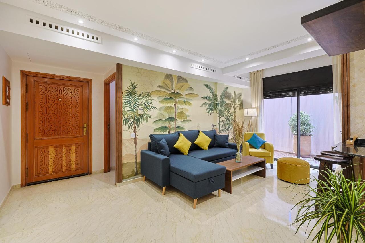 Oasis - Appartement Authentique A Gueliz Marrakesh Exteriör bild