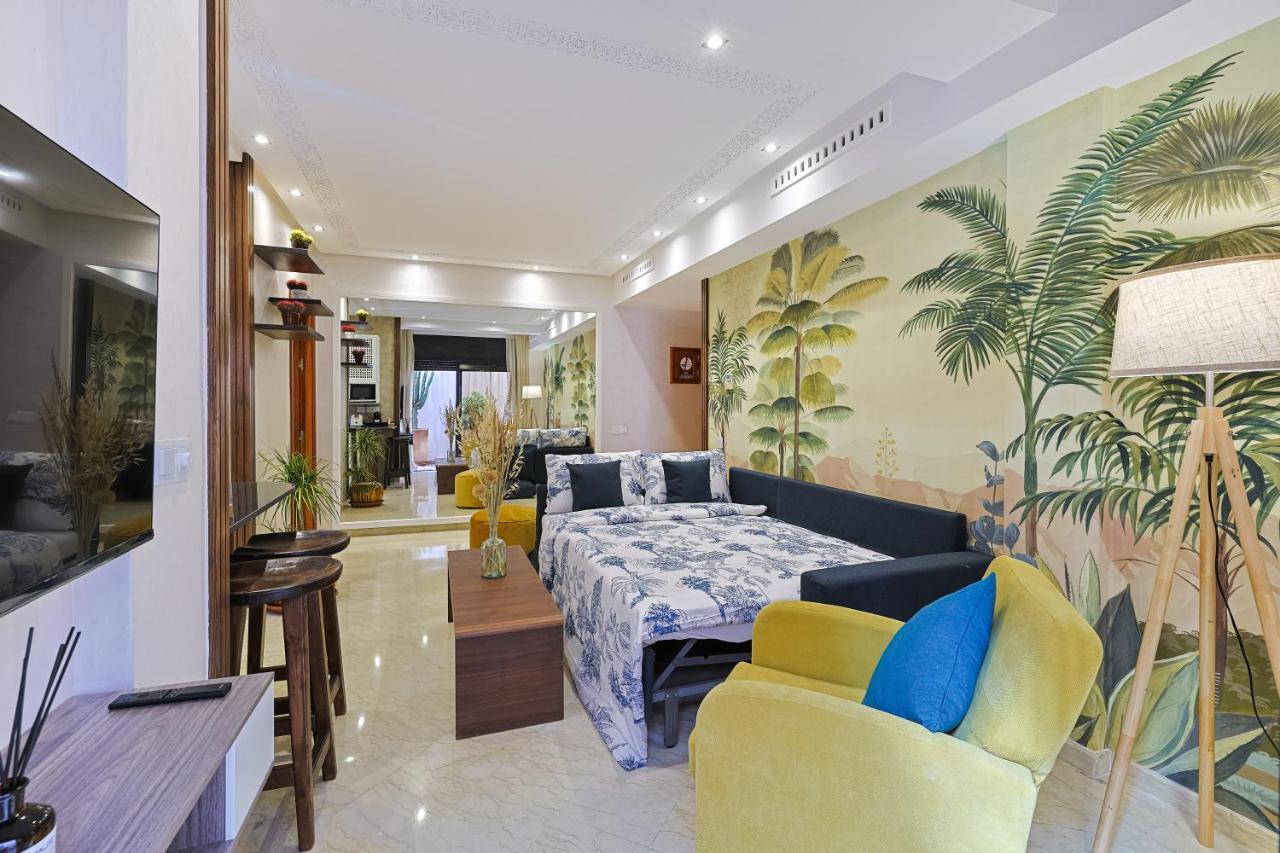Oasis - Appartement Authentique A Gueliz Marrakesh Exteriör bild