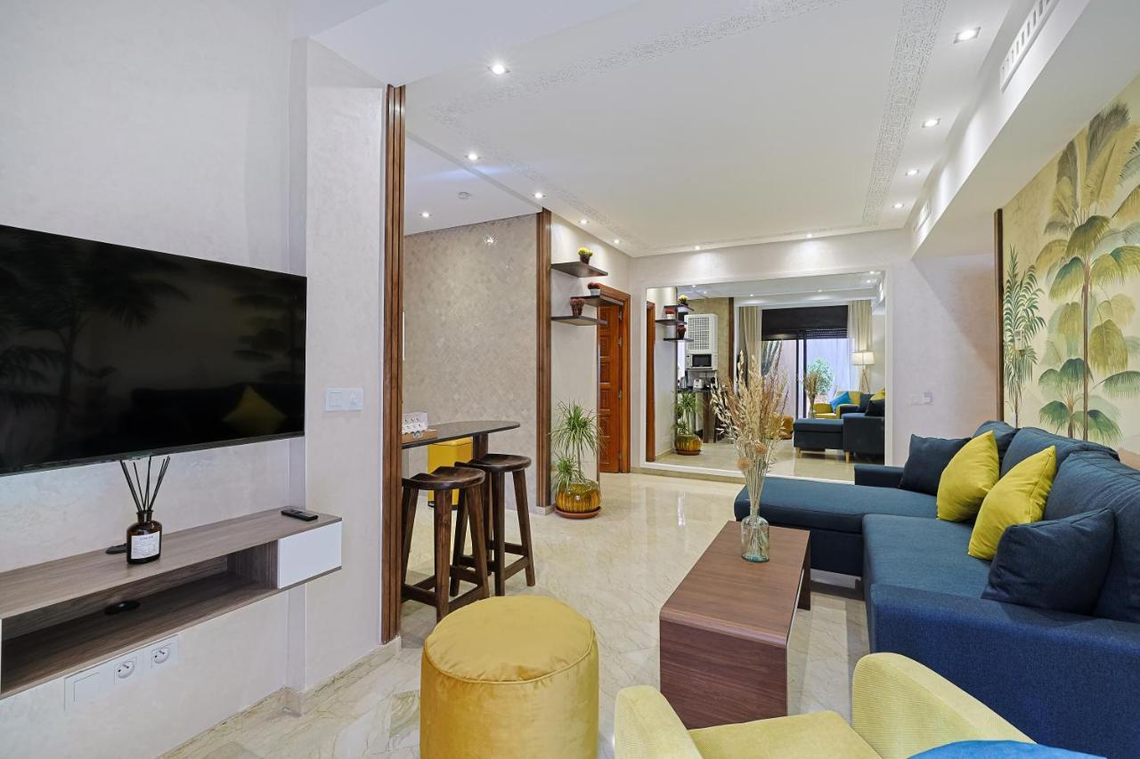 Oasis - Appartement Authentique A Gueliz Marrakesh Exteriör bild